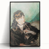 Édouard Manet Portrait Wall Art - Berthe Morisot with a Fan
