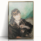 Édouard Manet Portrait Wall Art - Berthe Morisot with a Fan
