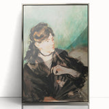 Édouard Manet Portrait Wall Art - Berthe Morisot with a Fan