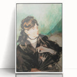 Édouard Manet Portrait Wall Art - Berthe Morisot with a Fan