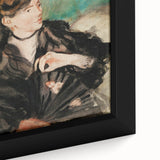 Édouard Manet Portrait Wall Art - Berthe Morisot with a Fan