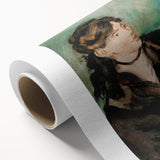 Édouard Manet Portrait Wall Art - Berthe Morisot with a Fan