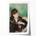 Édouard Manet Portrait Wall Art - Berthe Morisot with a Fan