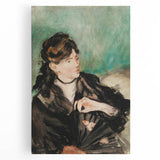 Édouard Manet Portrait Wall Art - Berthe Morisot with a Fan