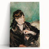 Édouard Manet Portrait Wall Art - Berthe Morisot with a Fan