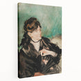 Édouard Manet Portrait Wall Art - Berthe Morisot with a Fan