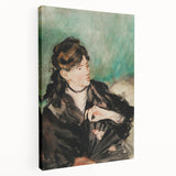 Édouard Manet Portrait Wall Art - Berthe Morisot with a Fan