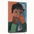 Modern Wall Art - Contemplative Abstract Portrait | Minimalist Art Print