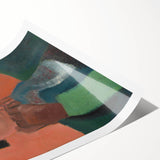 Modern Wall Art - Contemplative Abstract Portrait | Minimalist Art Print