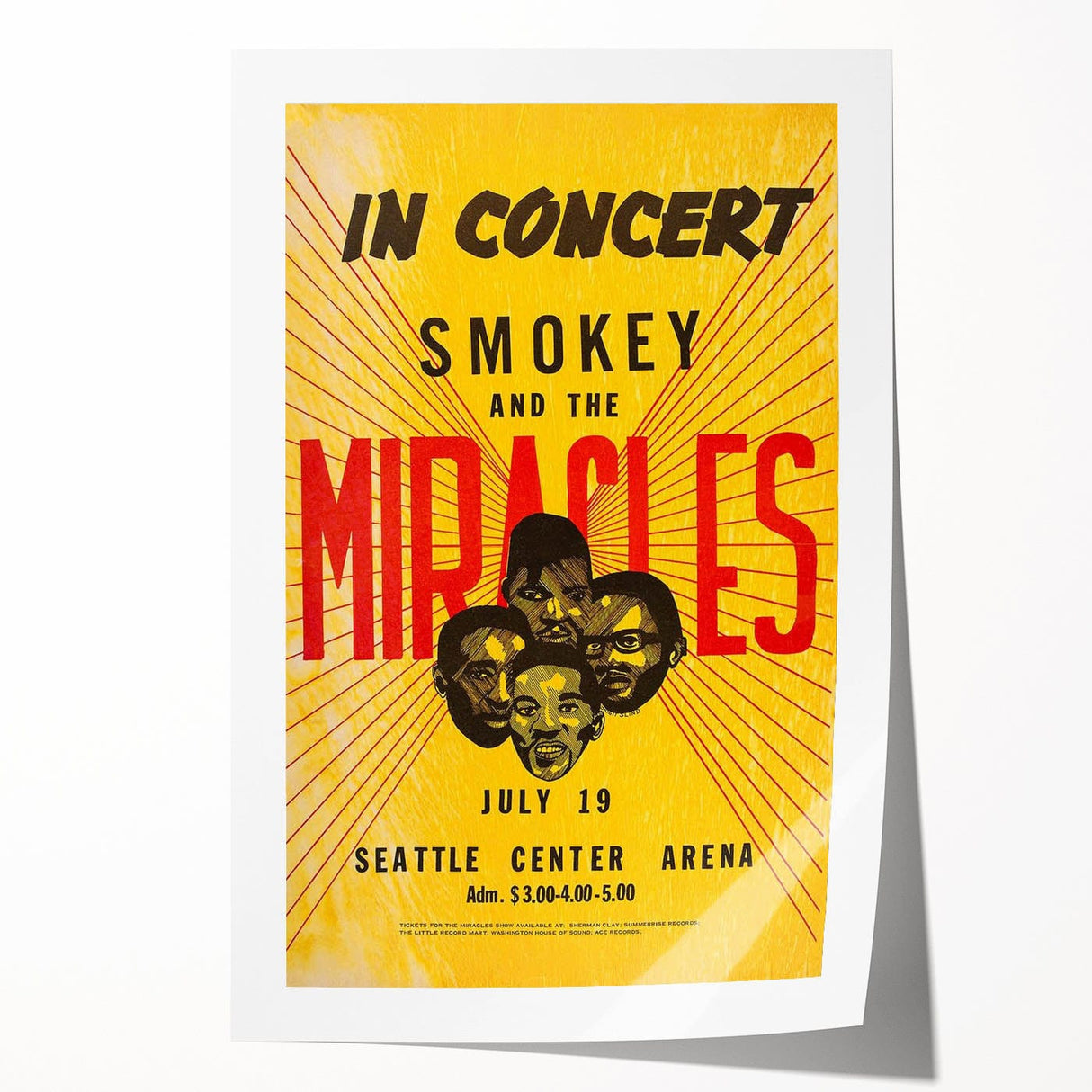 Retro Smokey Robinson Poster - Vintage Soul Wall Art