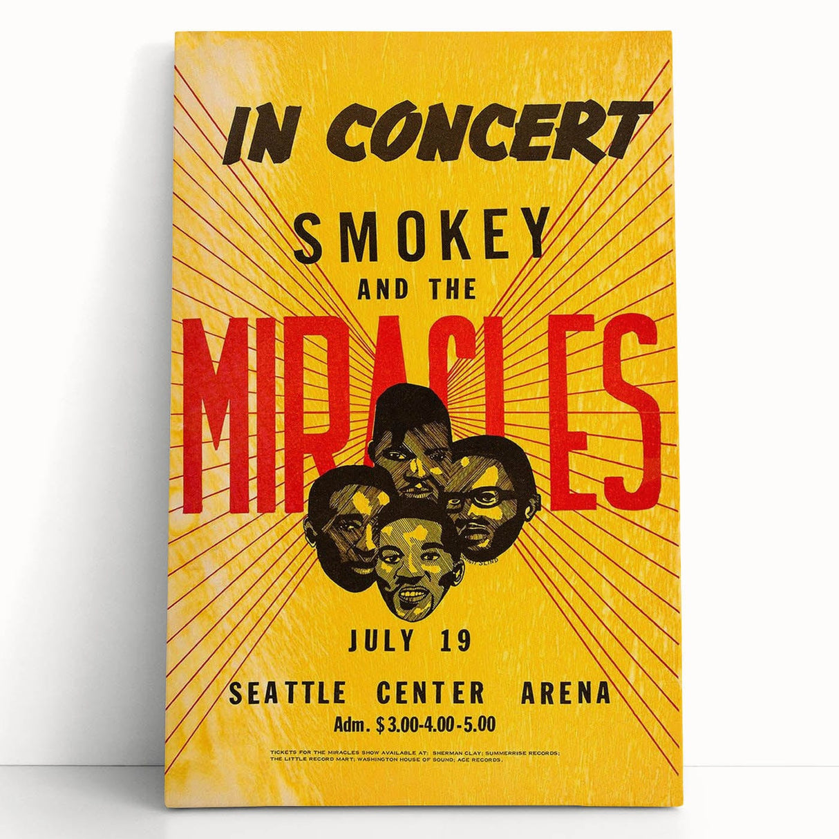 Retro Smokey Robinson Poster - Vintage Soul Wall Art