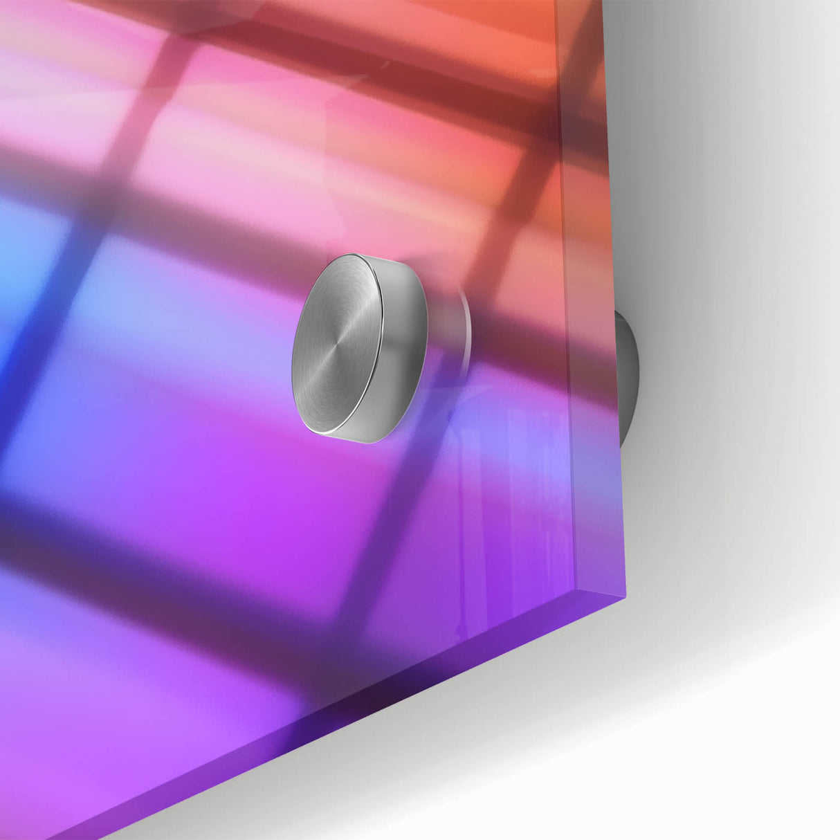 Color Shift Geometry – Dynamic Abstract Light Motion Wall Art