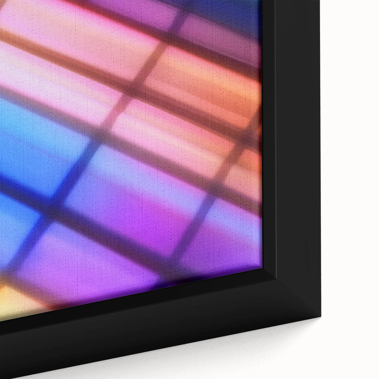 Color Shift Geometry – Dynamic Abstract Light Motion Wall Art
