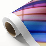 Color Shift Geometry – Dynamic Abstract Light Motion Wall Art