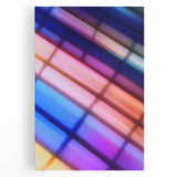 Color Shift Geometry – Dynamic Abstract Light Motion Wall Art