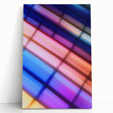 Color Shift Geometry – Dynamic Abstract Light Motion Wall Art