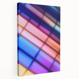Color Shift Geometry – Dynamic Abstract Light Motion Wall Art