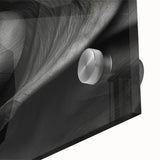 Elegant Black Heart Abstract Bedroom Wall Art – Framed & Canvas