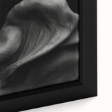Elegant Black Heart Abstract Bedroom Wall Art – Framed & Canvas