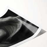 Elegant Black Heart Abstract Bedroom Wall Art – Framed & Canvas