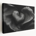 Elegant Black Heart Abstract Bedroom Wall Art – Framed & Canvas