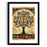 Dining Room Wall Art - Elegant Tree of Life Canvas Print
