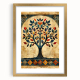 Dining Room Wall Art - Elegant Tree of Life Canvas Print