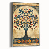 Dining Room Wall Art - Elegant Tree of Life Canvas Print