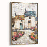 Framed abstract architecture wall art showcasing a gold color palette, elegantly displayed in a modern setting, ideal for contemporary home decor.