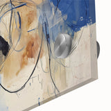 Vibrant abstract acrylic splatters on glass, showcasing a dynamic blend of colors and textures, ideal for modern art decor or artistic inspiration.