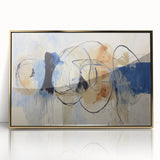 Framed acrylic artwork featuring vibrant abstract splatter designs in gold tones, perfect for modern home decor. Ideal for adding a touch of elegance to any room.