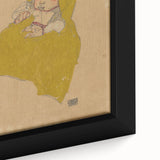 Soft Art Deco Wall Art - Portrait of Sleeping Infant in Golden Blanket