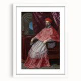 Baroque Art Print – Cardinal Portrait in Classic Rococo Style