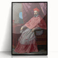 Baroque Art Print – Cardinal Portrait in Classic Rococo Style