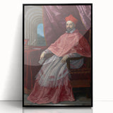 Baroque Art Print – Cardinal Portrait in Classic Rococo Style