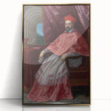 Baroque Art Print – Cardinal Portrait in Classic Rococo Style