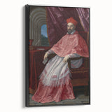 Baroque Art Print – Cardinal Portrait in Classic Rococo Style