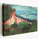 Coastal Expressionism Art - Vibrant Landscape Painting on Canvas