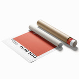 Extra large rolled print featuring an array of floral art in soft pastel colors.