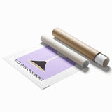 Extra large rolled print featuring floral art in soft pastel shades, suitable for bathroom or living room decor.