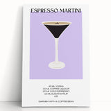 Large black and white stretched canvas featuring assorted kitchen utensils, ideal for kitchen wall art.