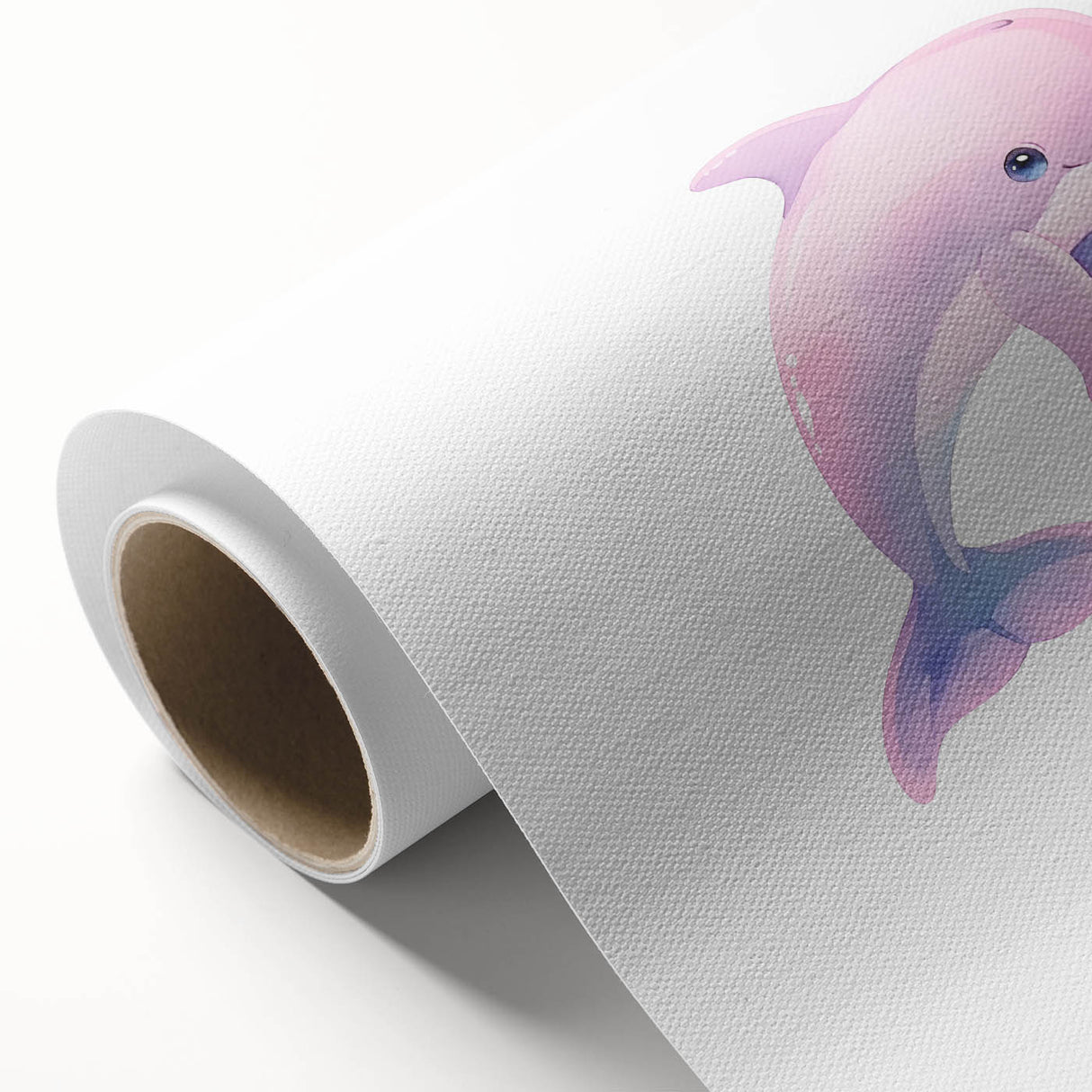 Girls Bedroom Art – Cute Watercolor Dolphin Nursery Wall Decor