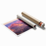 Landscape canyons rolled print showcasing vibrant colors and intricate details of natural rock formations, ideal for home decor or artistic display.