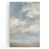 Stretched canvas artwork showcasing a serene landscape with vibrant colors and intricate details, perfect for modern home decor. Ideal for adding a tranquil touch to living spaces.