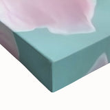 Black and white close-up floral image on stretched canvas, ideal for bedroom wall art.