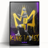 Fiery Passion Pop Art Wall Art – Bold Yellow, Purple, and Black Canvas