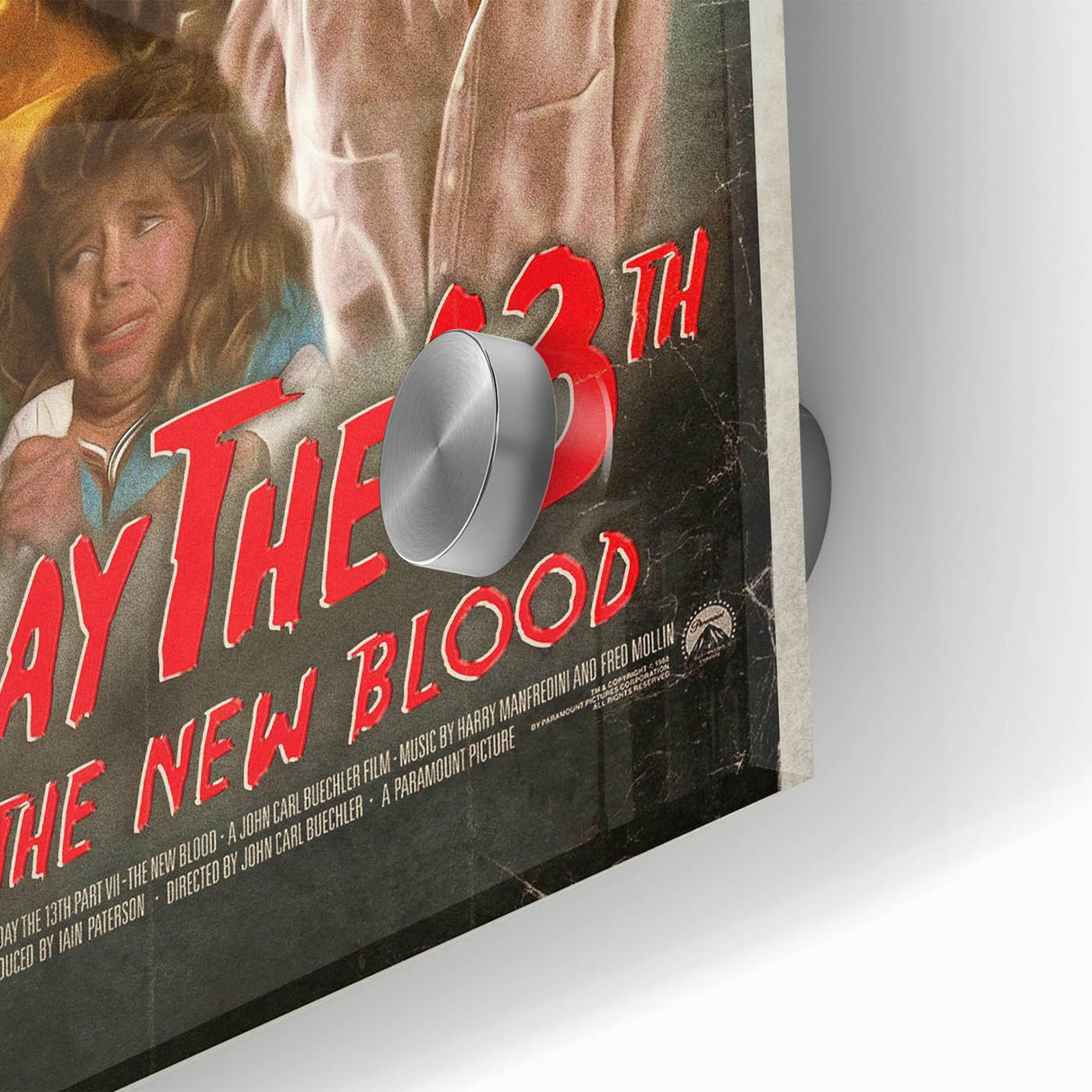 Retro Friday the 13th Poster Art - Vintage Horror Movie Prints