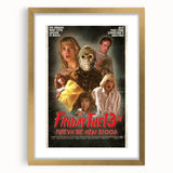 Retro Friday the 13th Poster Art - Vintage Horror Movie Prints