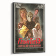 Retro Friday the 13th Poster Art - Vintage Horror Movie Prints