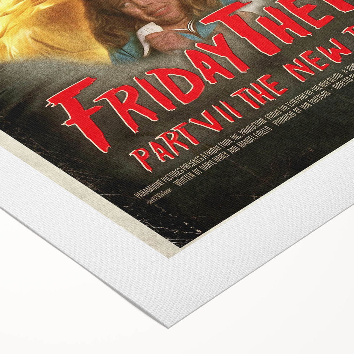 Retro Friday the 13th Poster Art - Vintage Horror Movie Prints